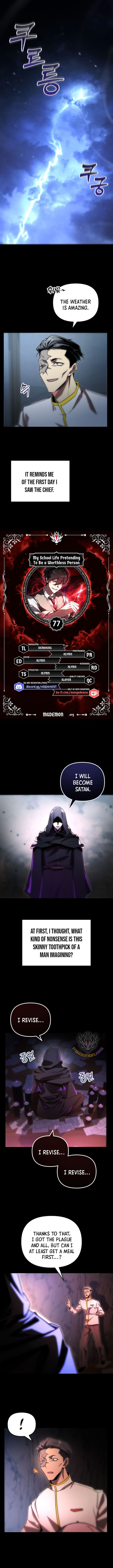 My School Life Pretending To Be A Worthless Person Chapter 77 Page 1