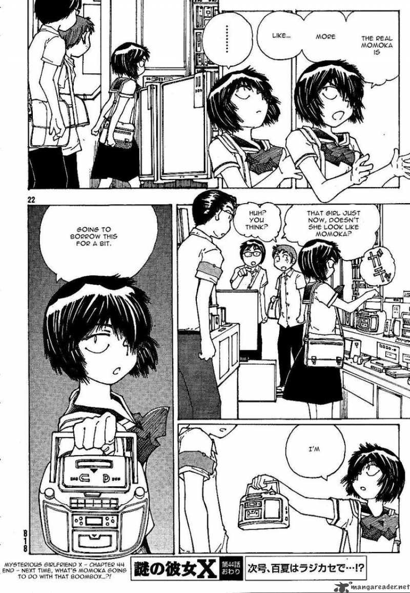 Mysterious Girlfriend X Chapter 44 Page 22