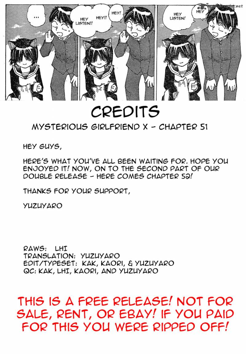Mysterious Girlfriend X Chapter 51 Page 25