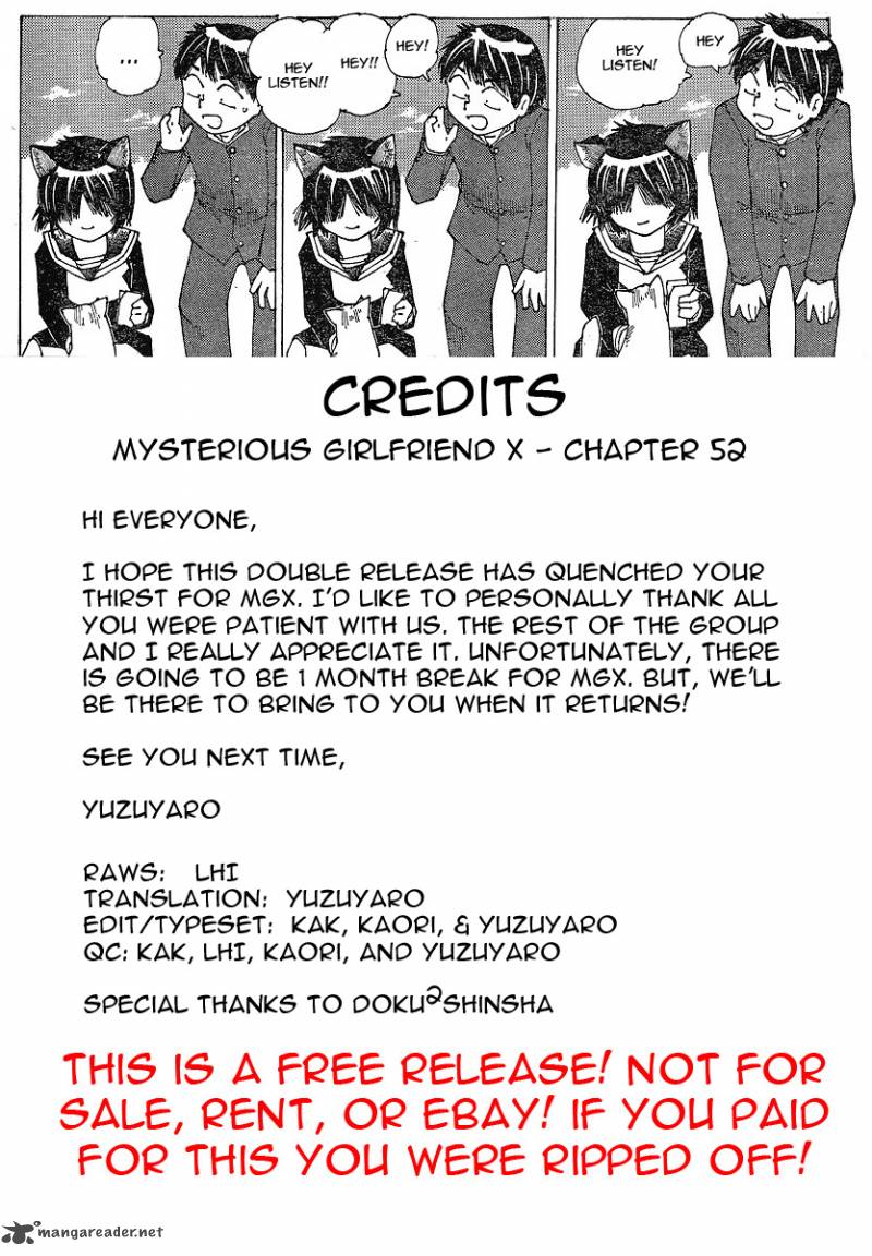Mysterious Girlfriend X Chapter 52 Page 25