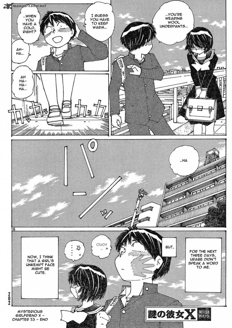 Mysterious Girlfriend X Chapter 53 Page 16