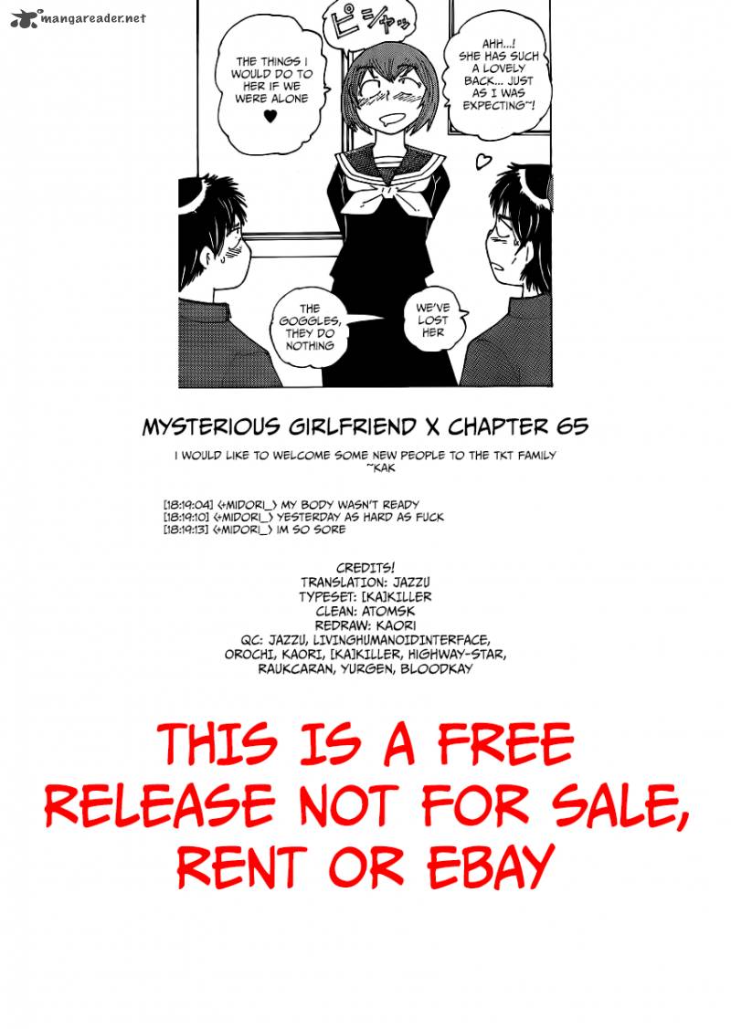 Mysterious Girlfriend X Chapter 65 Page 21
