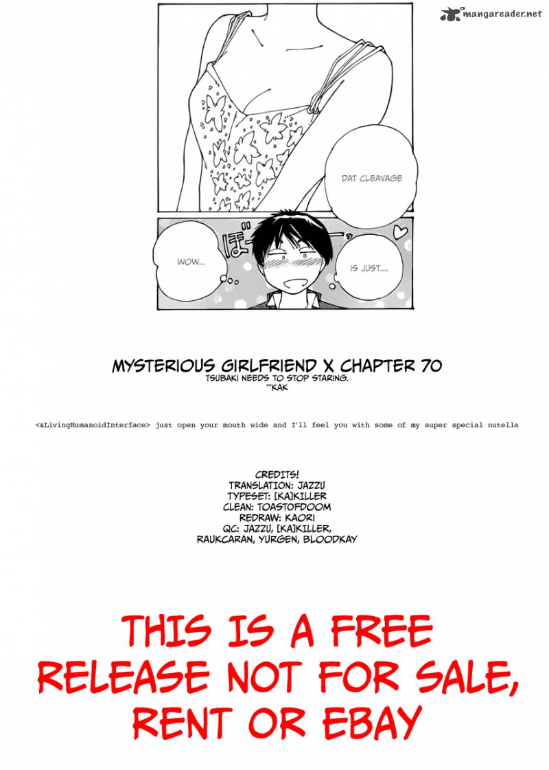Mysterious Girlfriend X Chapter 70 Page 25