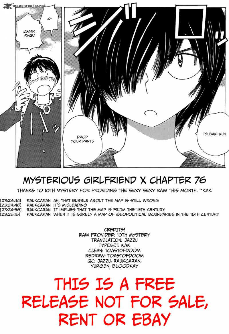 Mysterious Girlfriend X Chapter 76 Page 25