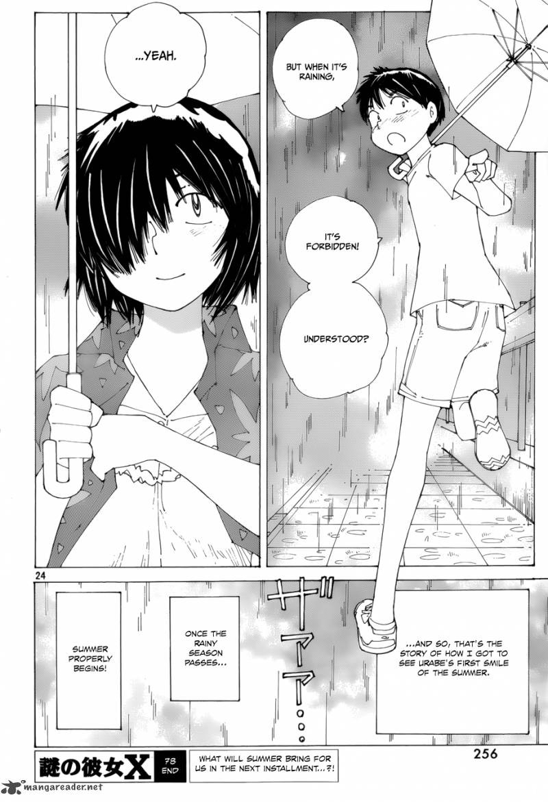 Mysterious Girlfriend X Chapter 78 Page 25