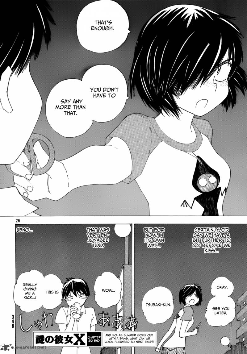 Mysterious Girlfriend X Chapter 80 Page 25