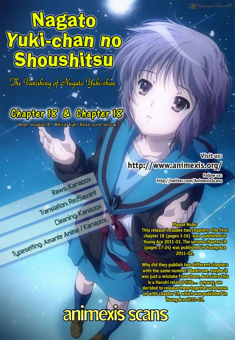 Nagato Yuki Chan No Shoushitsu Chapter 18 Page 1