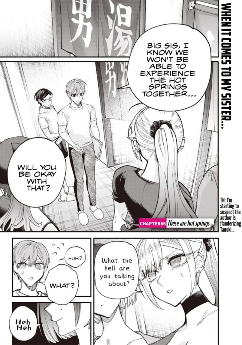 Namaiki Na Gal Ane Wo Wakaraseru Hanashi Chapter 86 Page 1