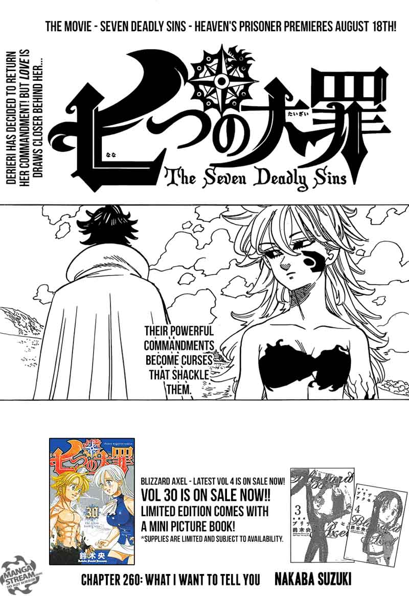 Nanatsu No Taizai Chapter 260 Page 1