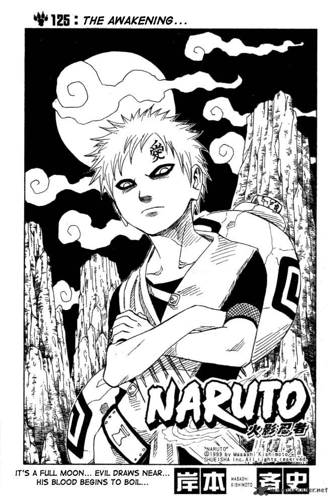 Naruto Chapter 125 Page 1