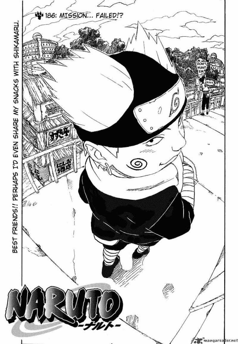 Naruto Chapter 186 Page 1