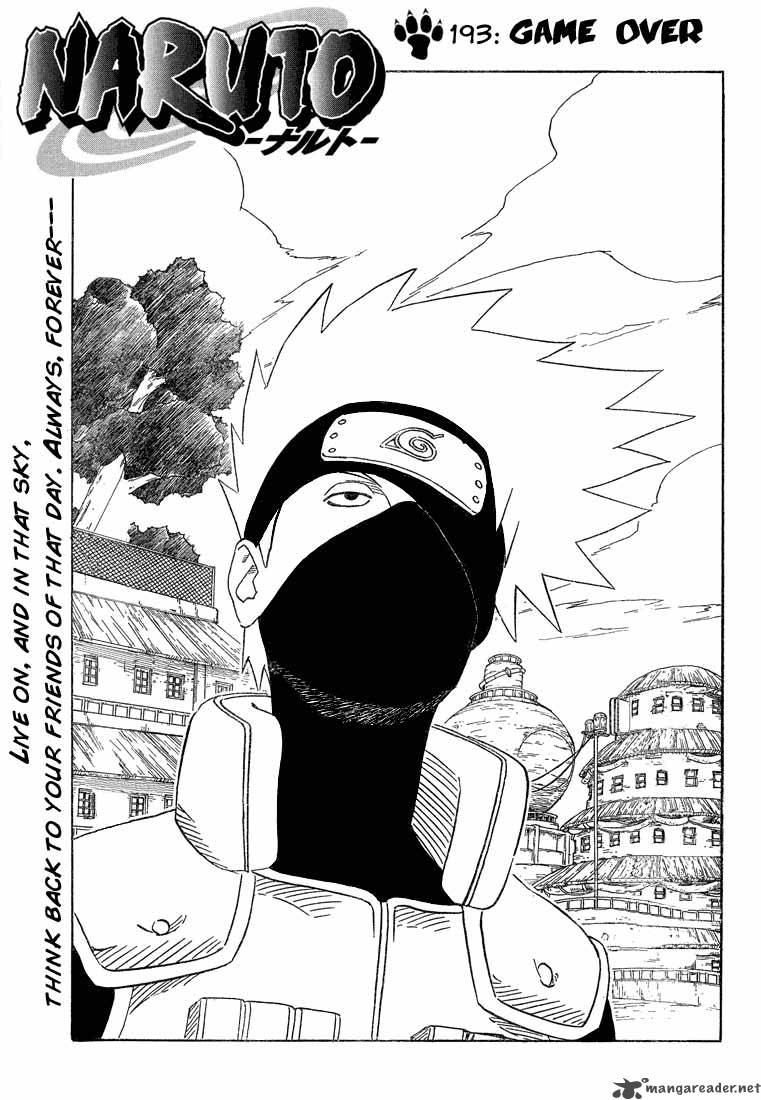 Naruto Chapter 193 Page 1