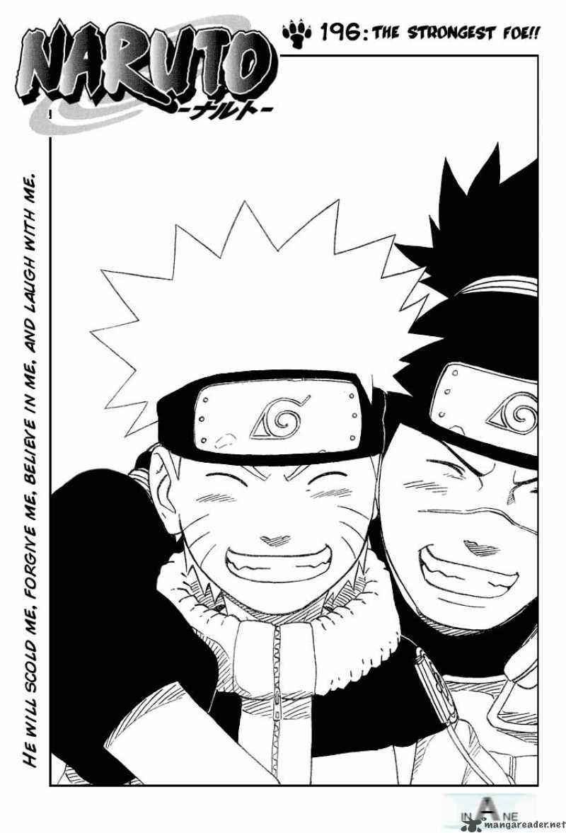 Naruto Chapter 196 Page 1