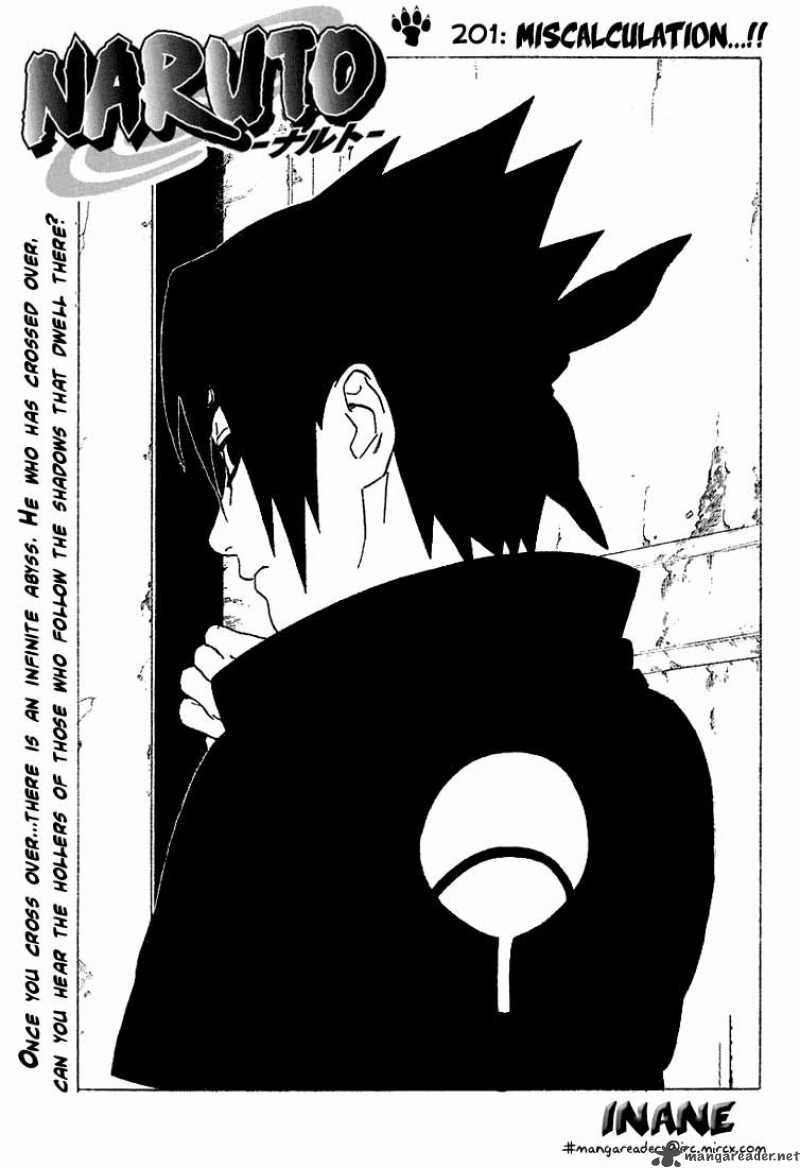Naruto Chapter 201 Page 1