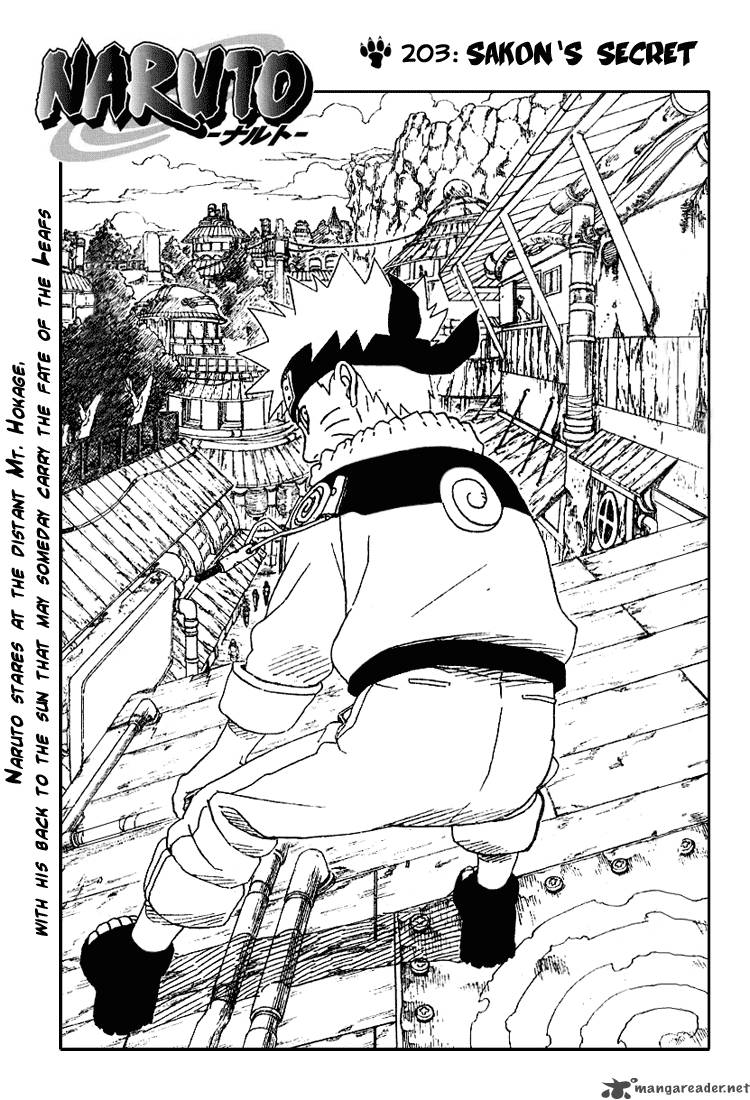 Naruto Chapter 203 Page 1