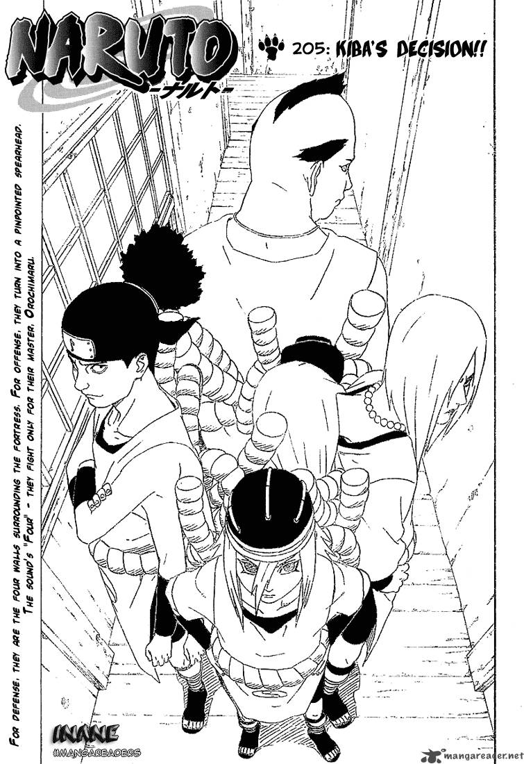 Naruto Chapter 205 Page 2