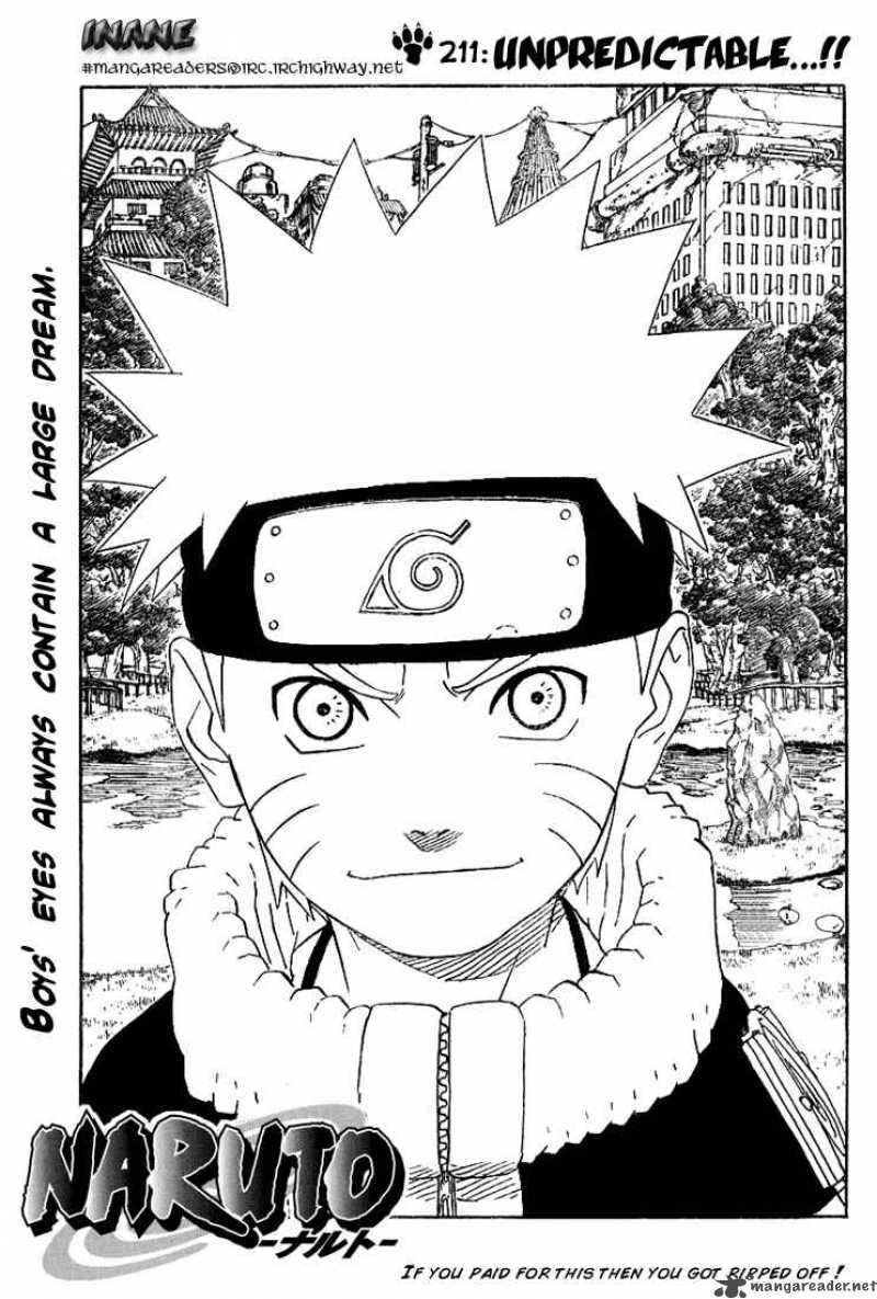 Naruto Chapter 211 Page 1