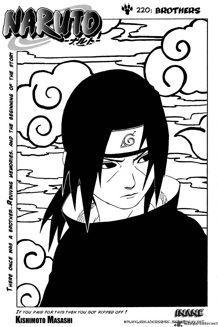 Naruto Chapter 220 Page 1