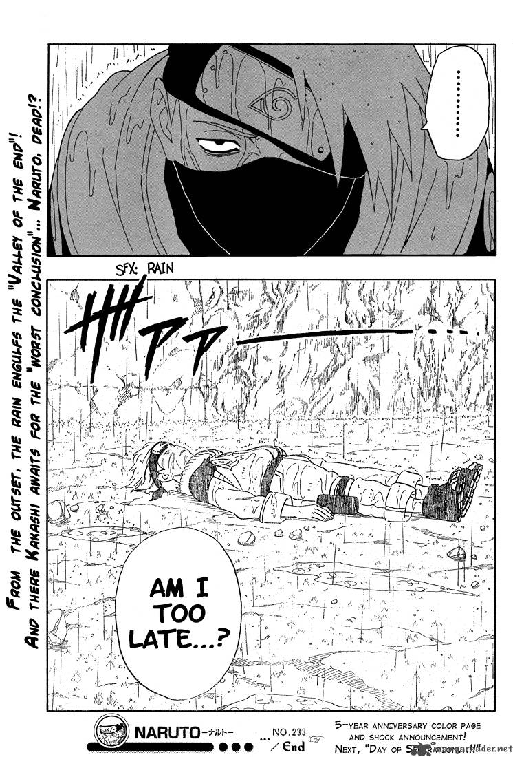 Naruto Chapter 233 Page 19