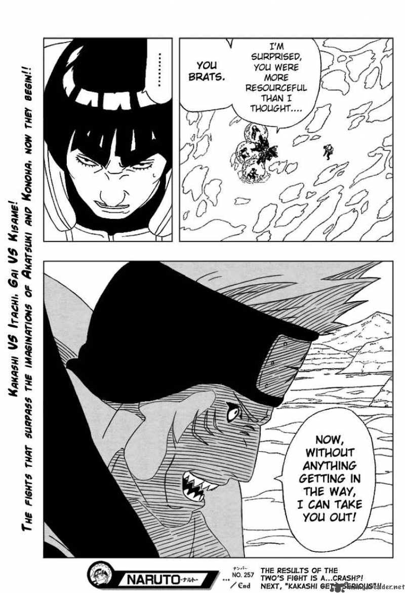 Naruto Chapter 257 Page 19