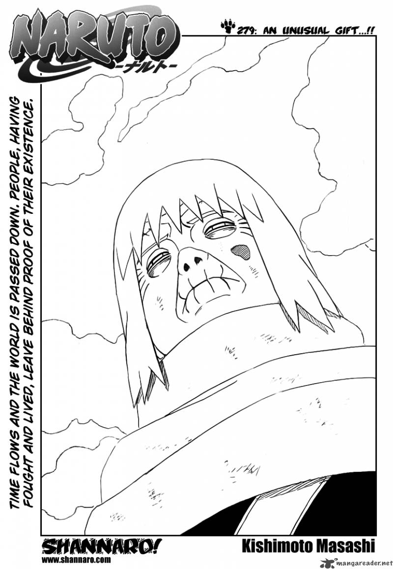 Naruto Chapter 279 Page 1