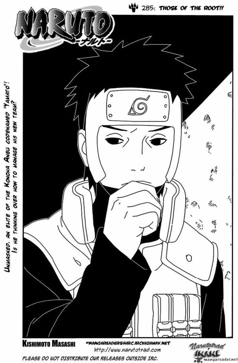 Naruto Chapter 285 Page 2
