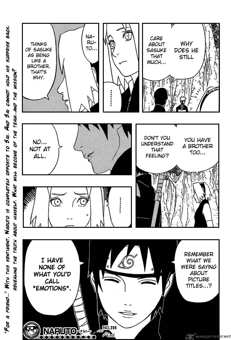 Naruto Chapter 288 Page 19