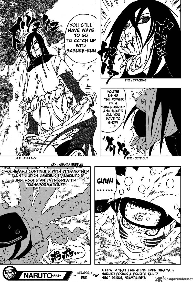 Naruto Chapter 292 Page 18