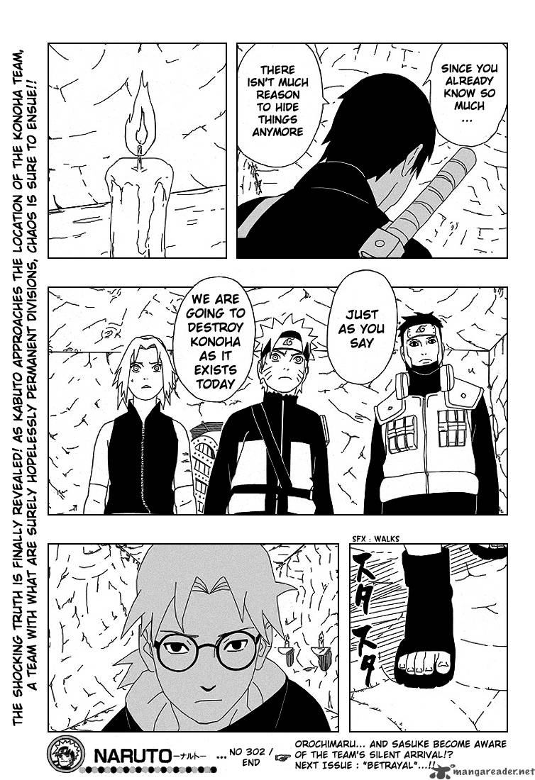 Naruto Chapter 302 Page 18