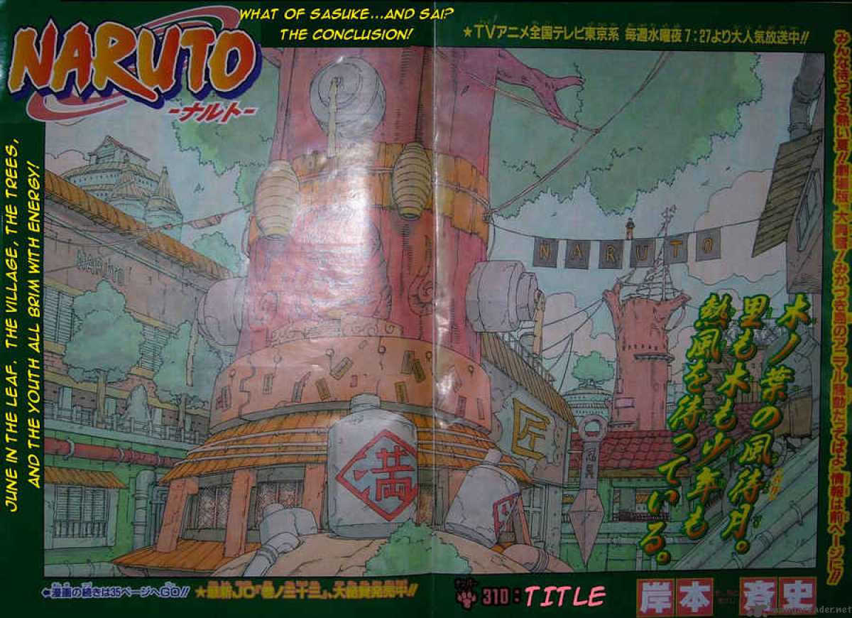 Naruto Chapter 310 Page 1