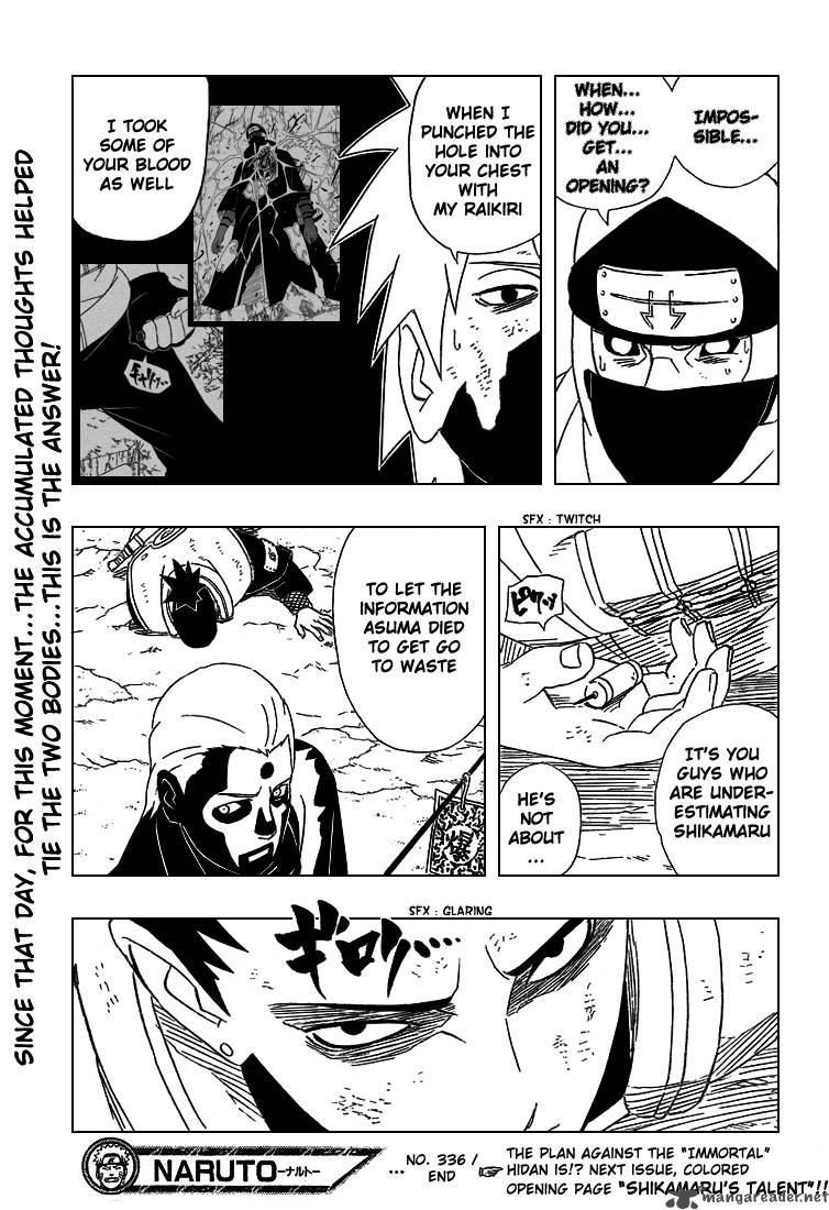 Naruto Chapter 336 Page 18