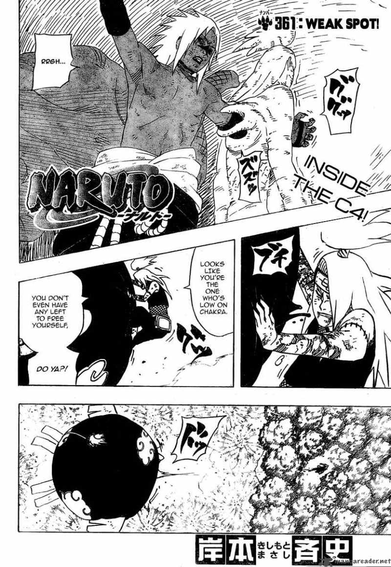 Naruto Chapter 361 Page 3