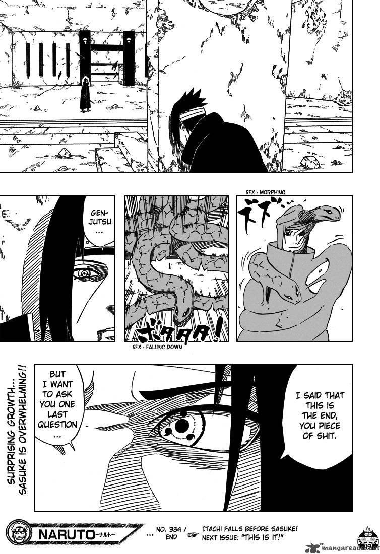 Naruto Chapter 384 Page 19