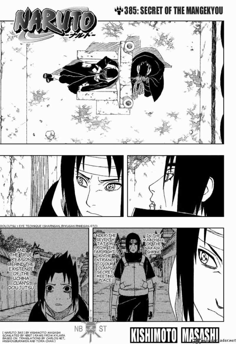 Naruto Chapter 385 Page 1