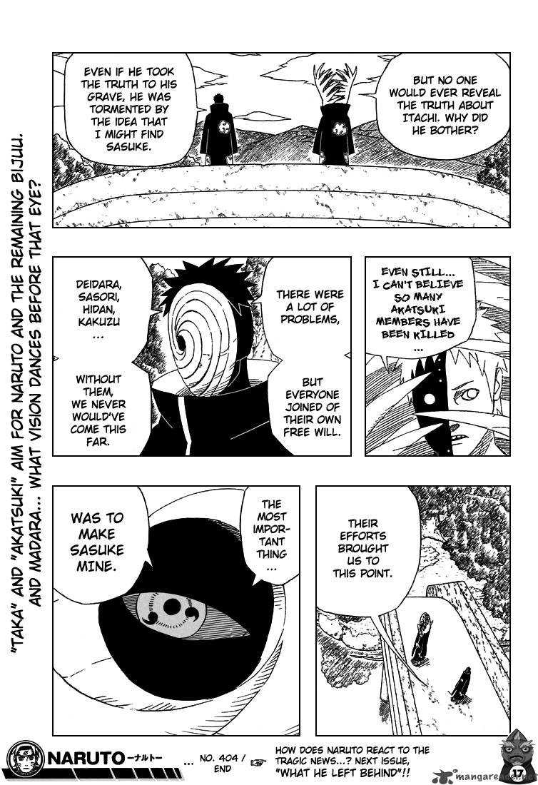 Naruto Chapter 404 Page 18