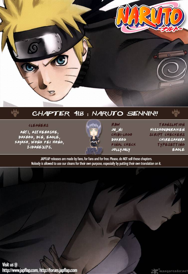 Naruto Chapter 418 Page 1