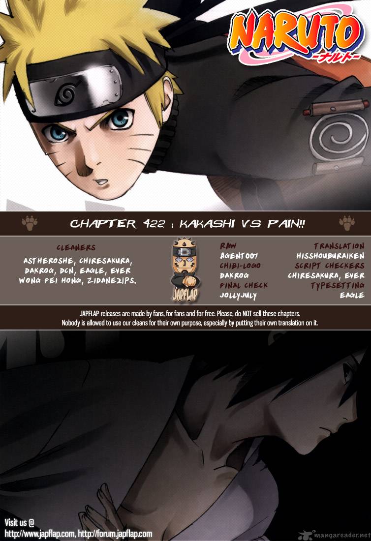 Naruto Chapter 422 Page 1