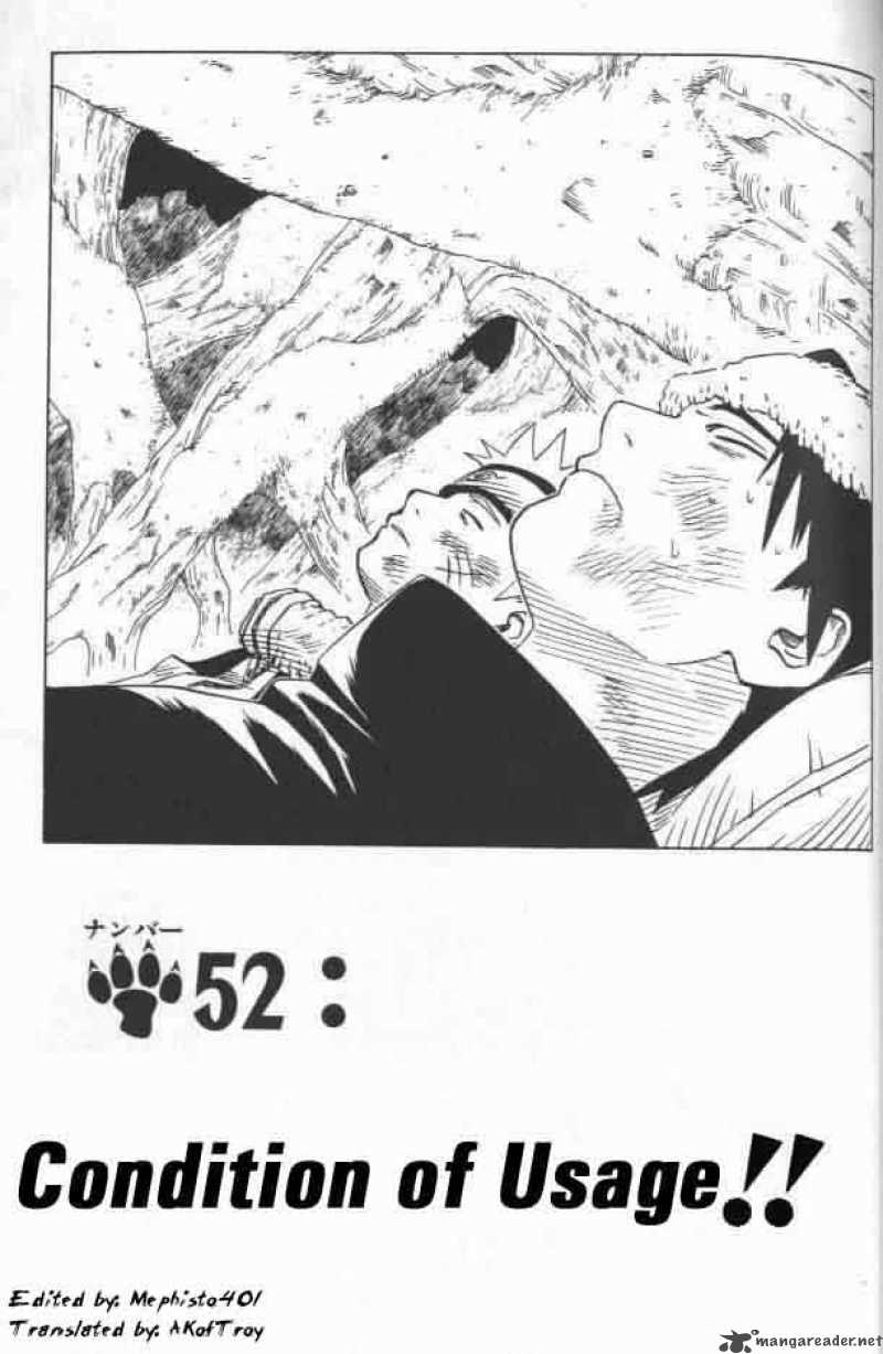 Naruto Chapter 52 Page 1