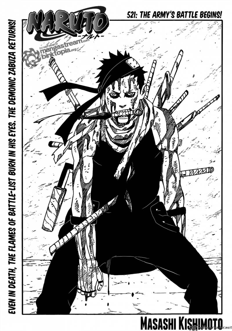 Naruto Chapter 521 Page 1