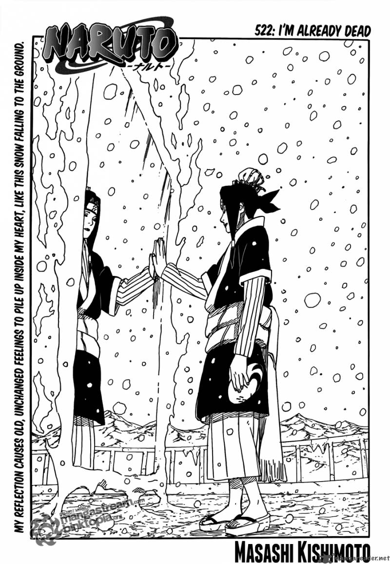 Naruto Chapter 522 Page 1