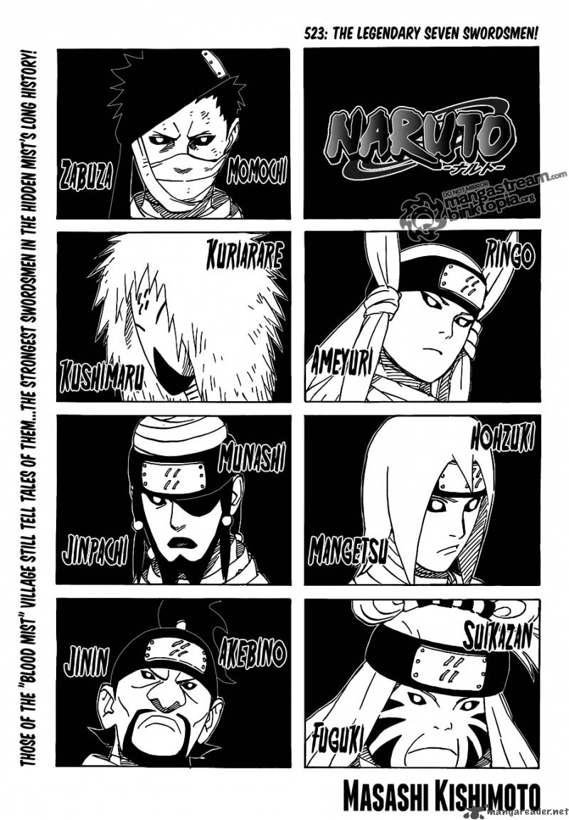 Naruto Chapter 523 Page 1