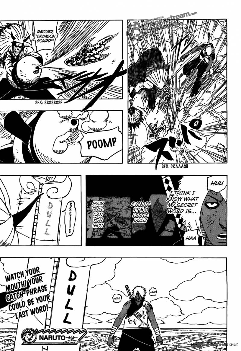 Naruto Chapter 527 Page 17