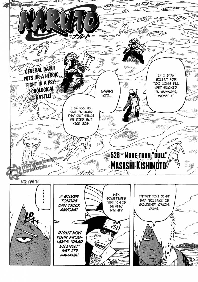 Naruto Chapter 528 Page 2