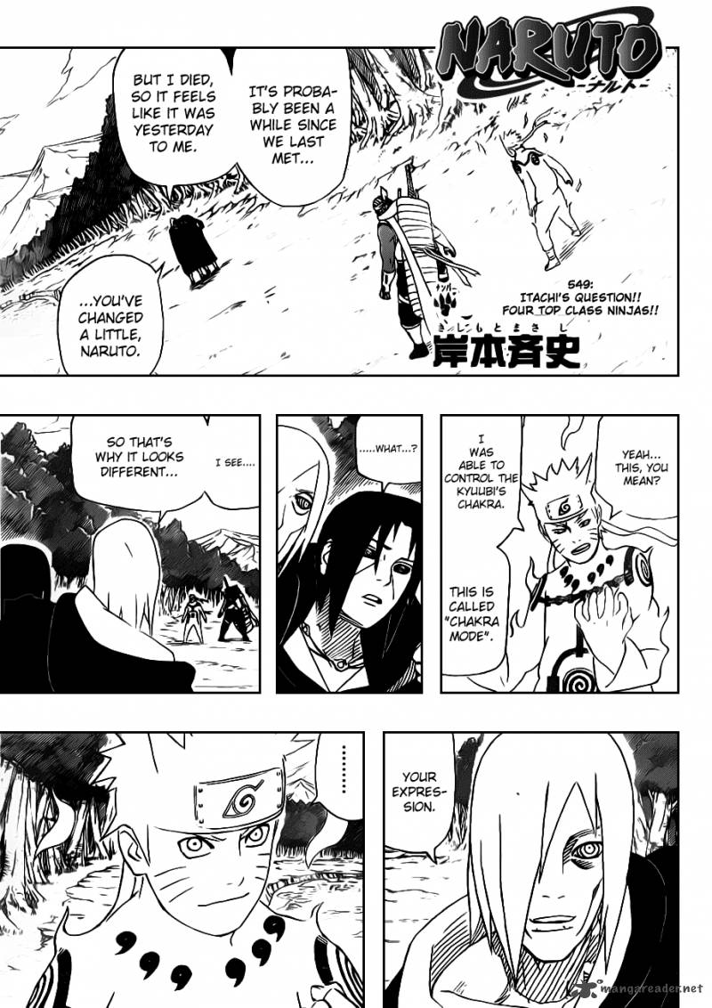 Naruto Chapter 549 Page 1