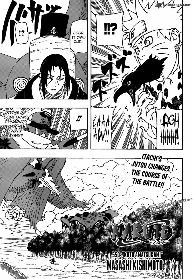 Naruto Chapter 550 Page 1