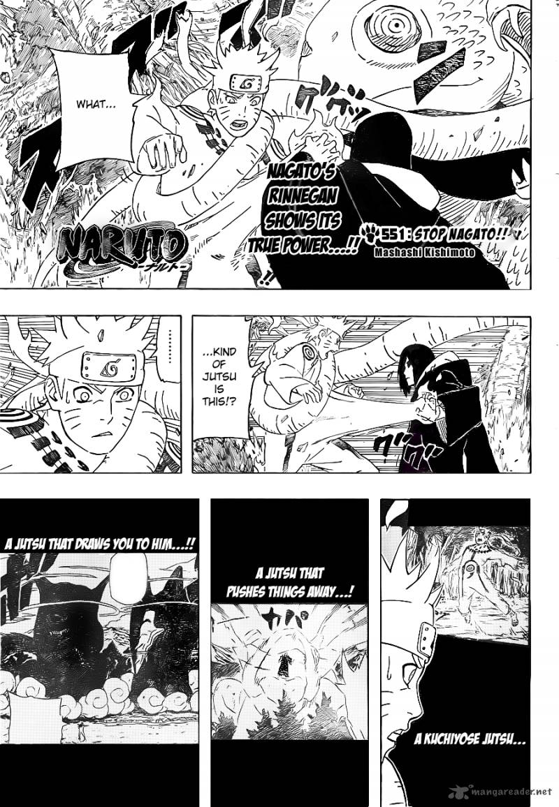 Naruto Chapter 551 Page 1