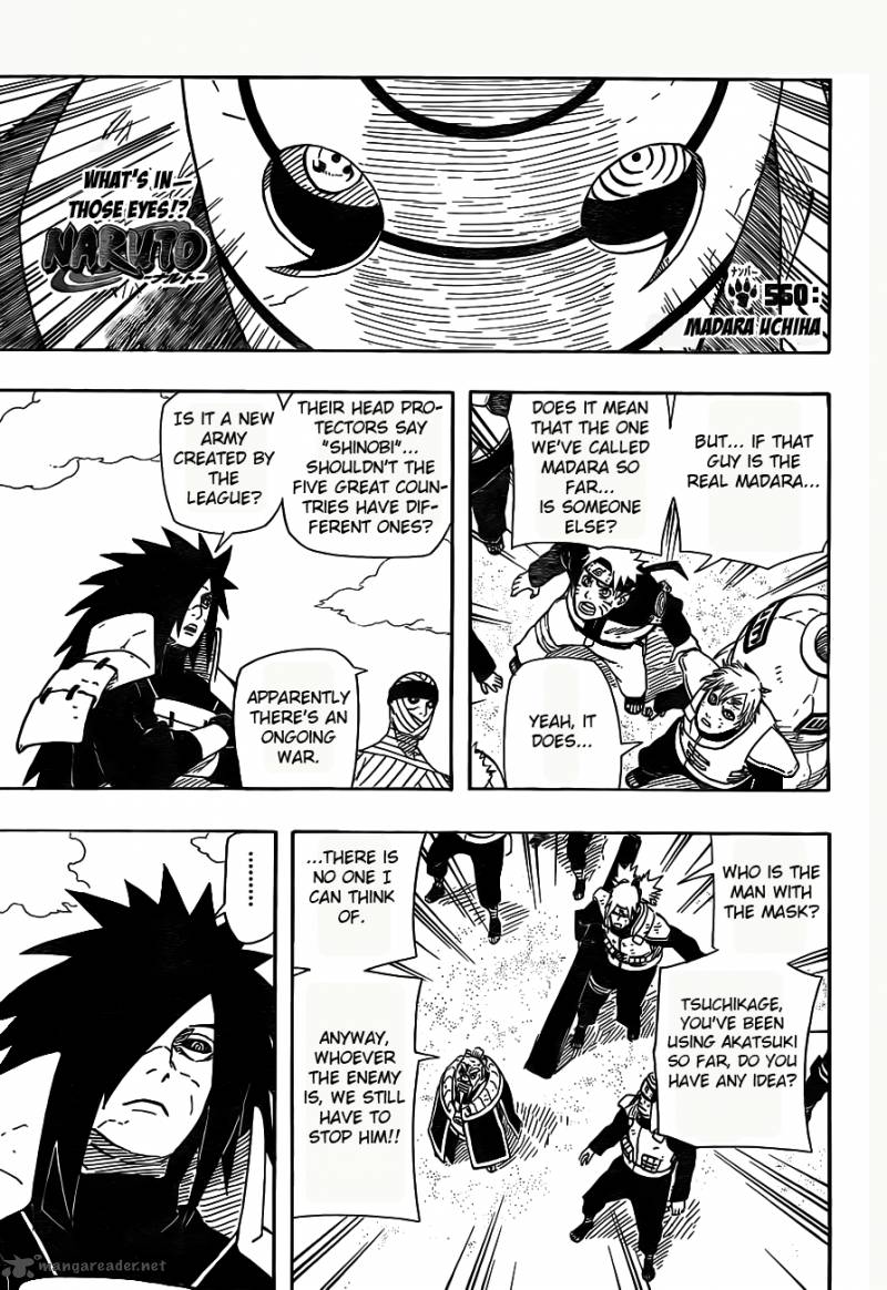 Naruto Chapter 560 Page 1