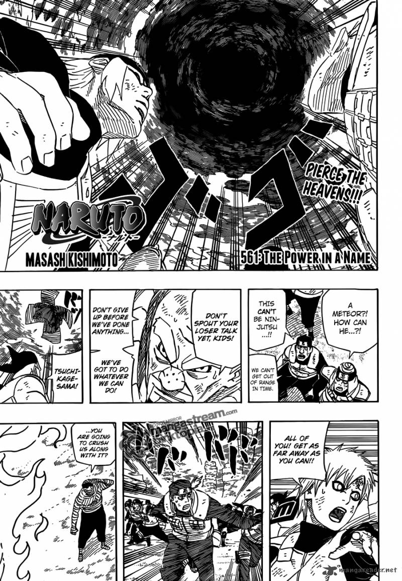 Naruto Chapter 561 Page 1