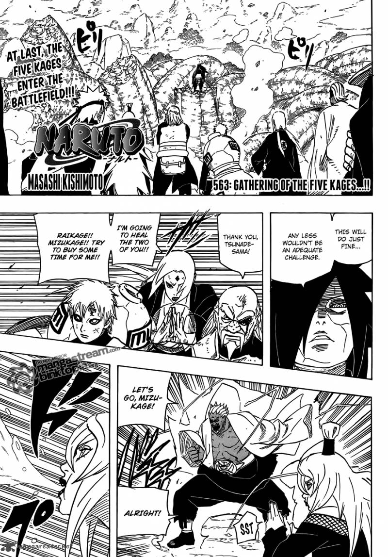 Naruto Chapter 563 Page 1