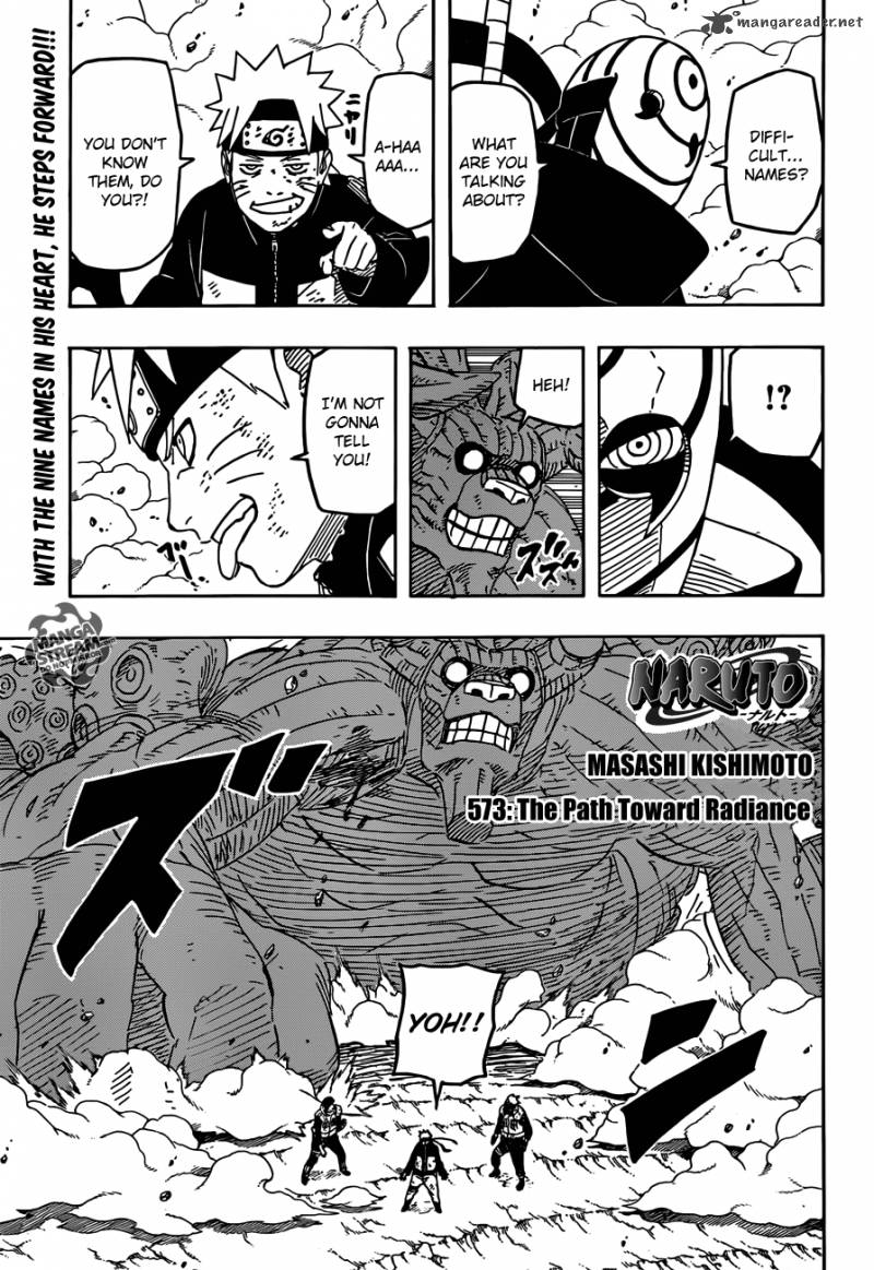 Naruto Chapter 573 Page 1